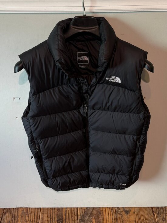 The North Face Jackets & Blazers - North Face Nuptse 700 Fill Vest Women Size Small Black VTG Power Down Puffer EUC